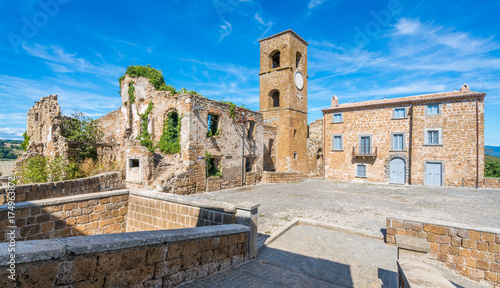 Celleno old town, province of Viterbo, Lazio, central Italy.