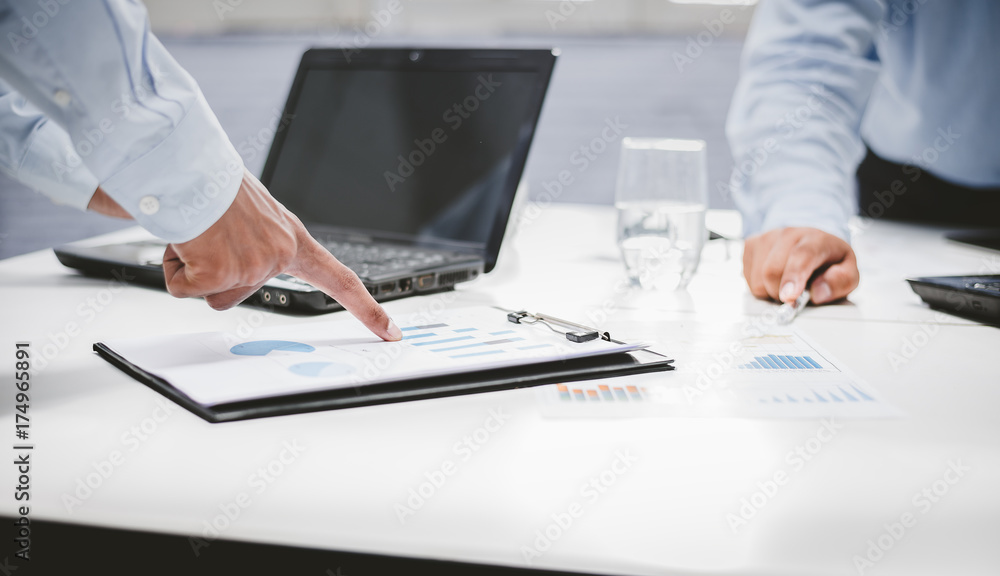 Business people are discussing the work they have to do, In a meeting about Improve the system in work In their various work sections. Business people are discussing the work they have to do, In a meeting about Improve the system in work In their various work sections.
