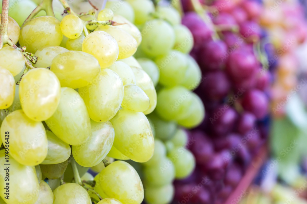 bunch of grapes close up view shallow depth of scene bunch of grapes close up view shallow depth of scene