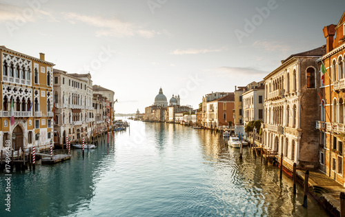 Panorama of Grand Canal in Venice, Italy