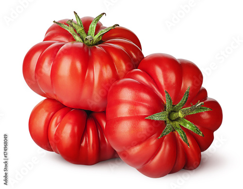 Konstfotografi Three tomatoes next to each other