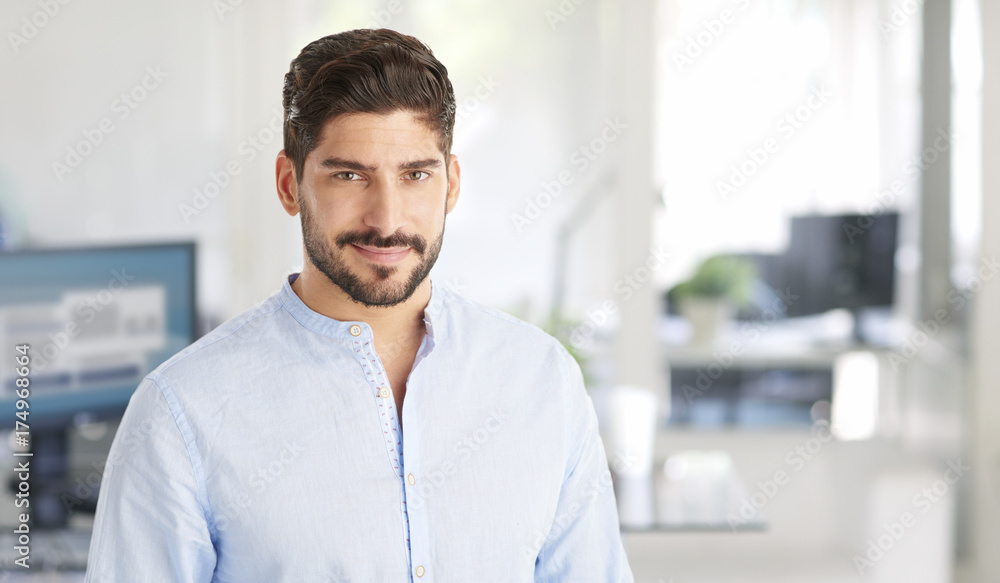 Confident young businessman portrait Confident young businessman portrait