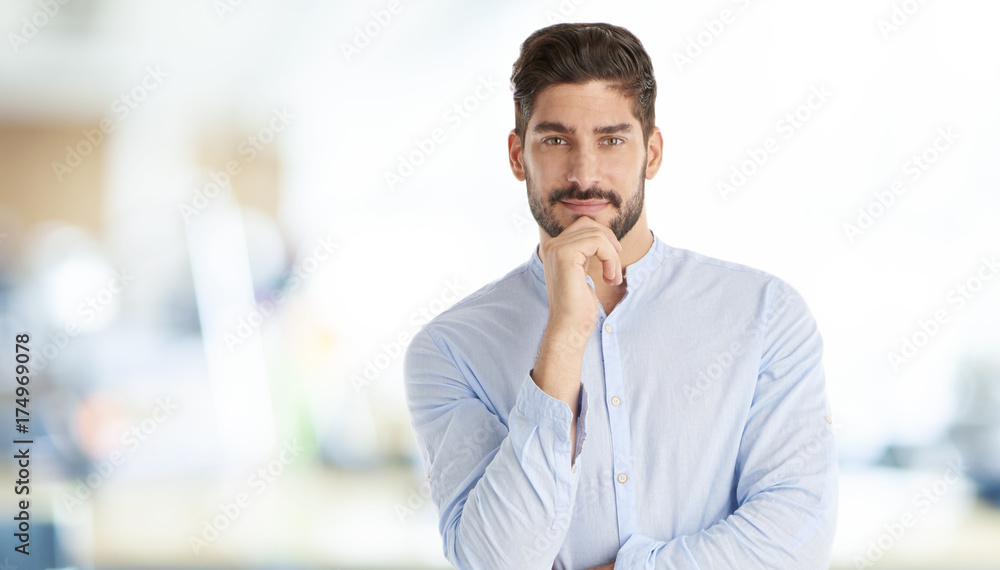 Confident young businessman portrait Confident young businessman portrait