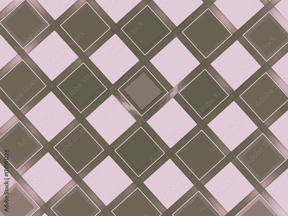 Bronze rhombuses on pink Bronze rhombuses on pink