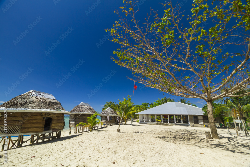 samoan fale bungalow at the beach in samoa savaii lano beach samoan fale bungalow at the beach in samoa savaii lano beach
