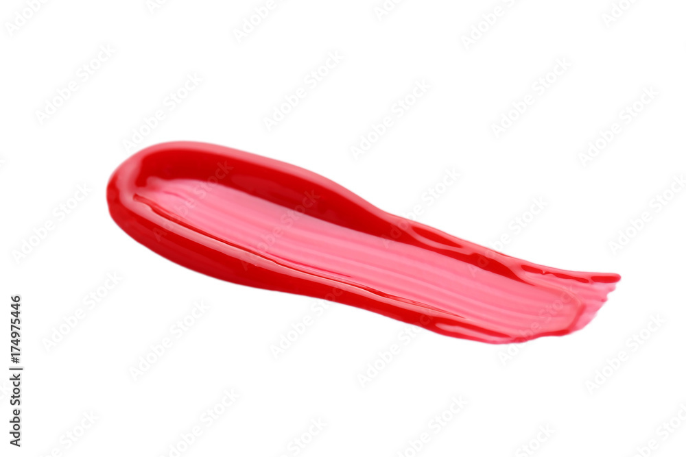 Lip gloss isolated on a white background Lip gloss isolated on a white background