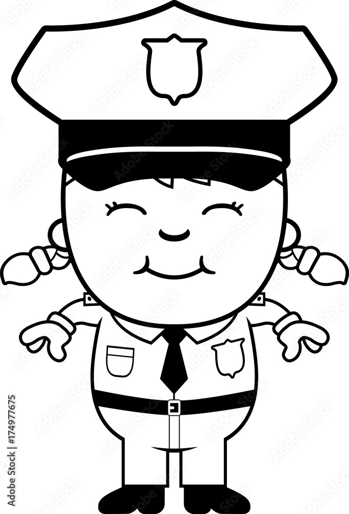 Girl Police Officer