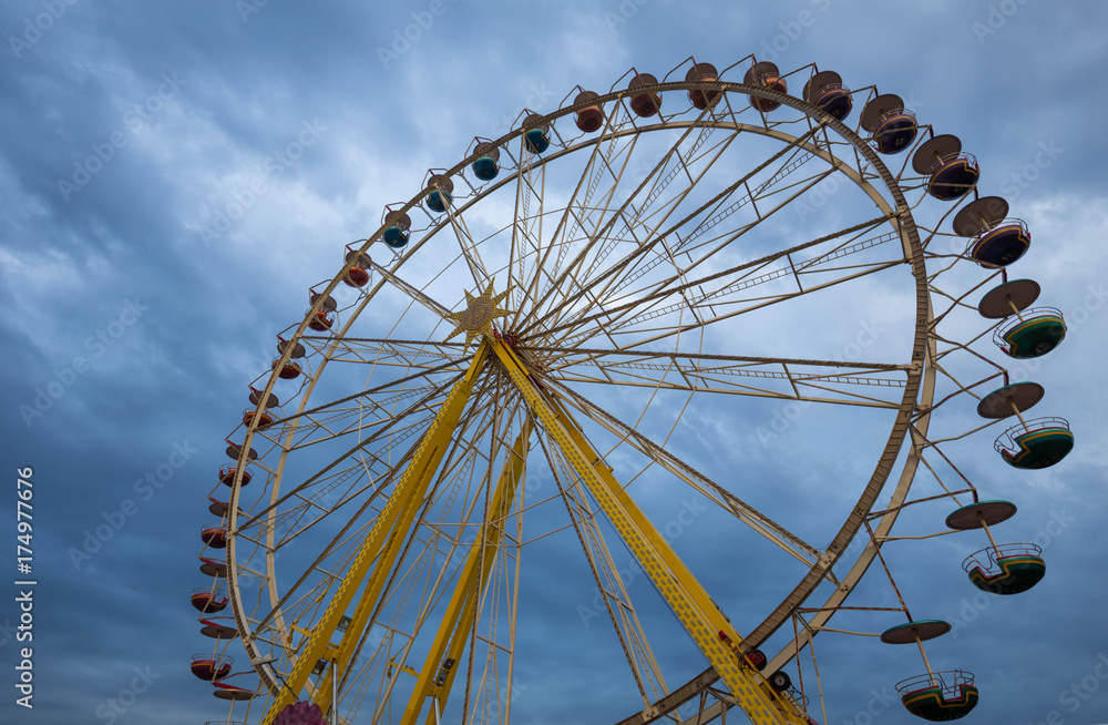 Great carousel called colloquially the ferris wheel Great carousel called colloquially the ferris wheel