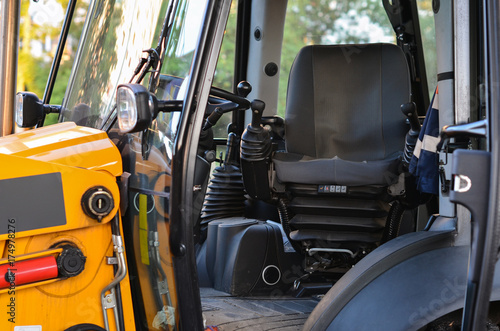 Obraz na plátne Tractor cab