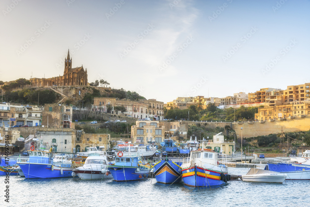 Port of Mgarr, Gozo, Republic of Malta.