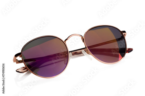 Sunglasses isolated against a white background