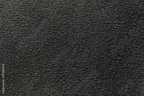 the texture of the suede in black