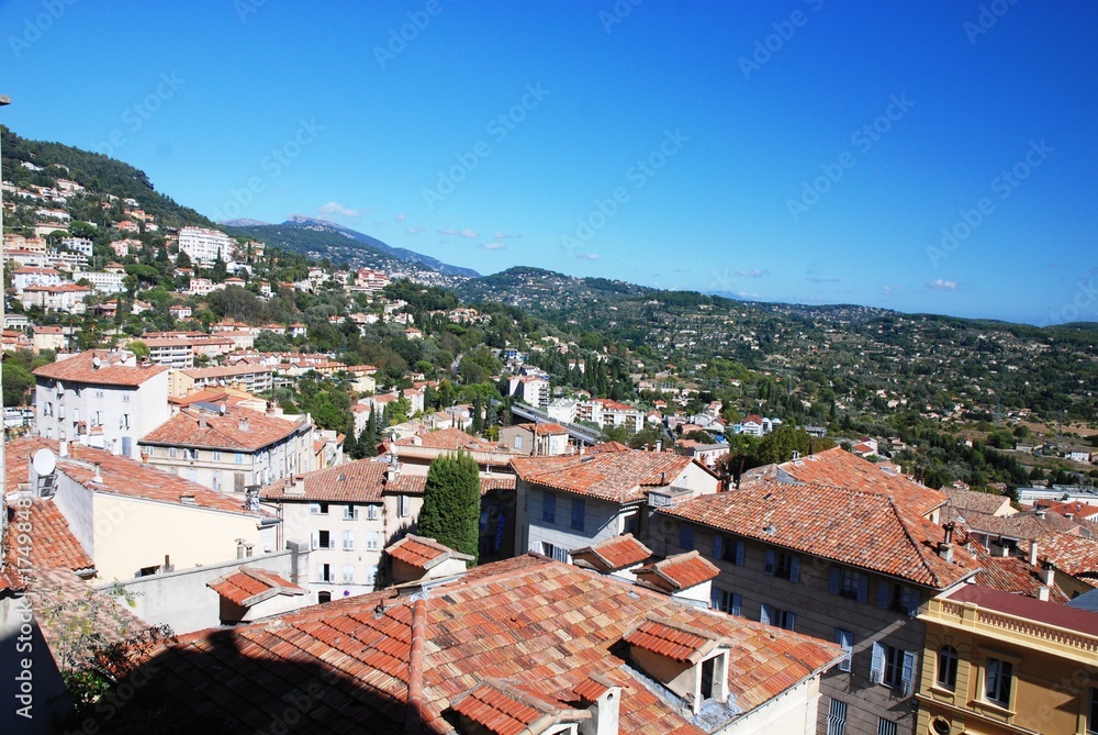 Grasse : ville, détails et commerces (Alpes-Maritimes en région Provence-Alpes-Côte d'Azur)