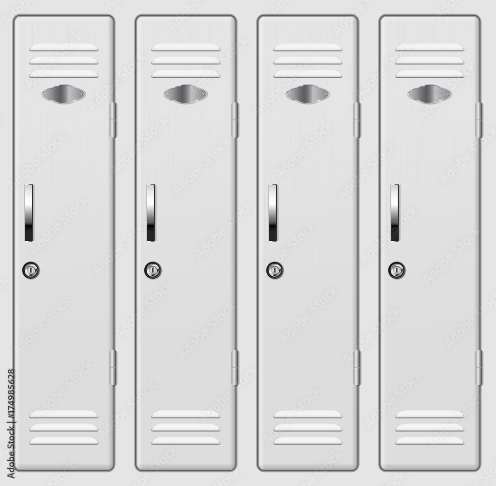 Fototapeta premium School and gym lockers