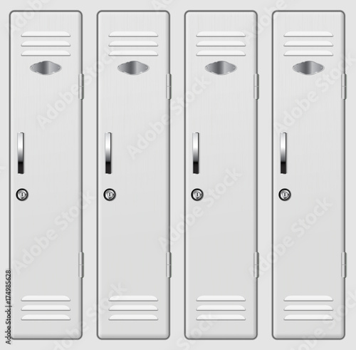 School and gym lockers