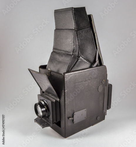 Antique Bellows Film Camera