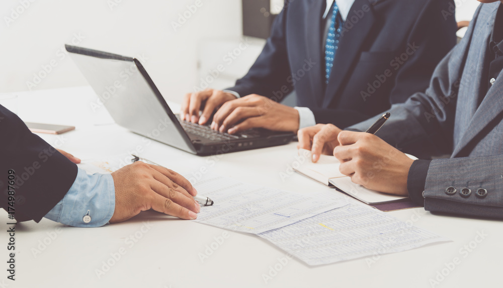 Business team hands at working with financial, working with a lot of numbers. Business team hands at working with financial, working with a lot of numbers.