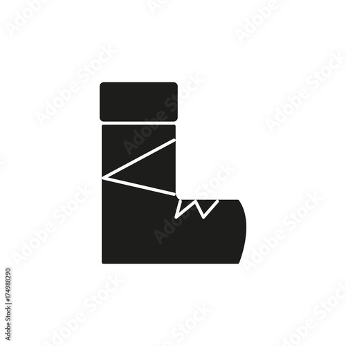 black boot icon
