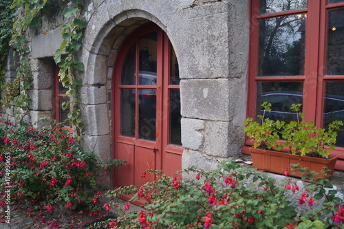 maison, Antrain, Bretagne, village, pierre, é église, amour, beauté