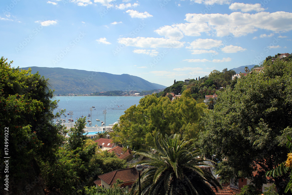 Panorama of Herceg Novi, Montenegro