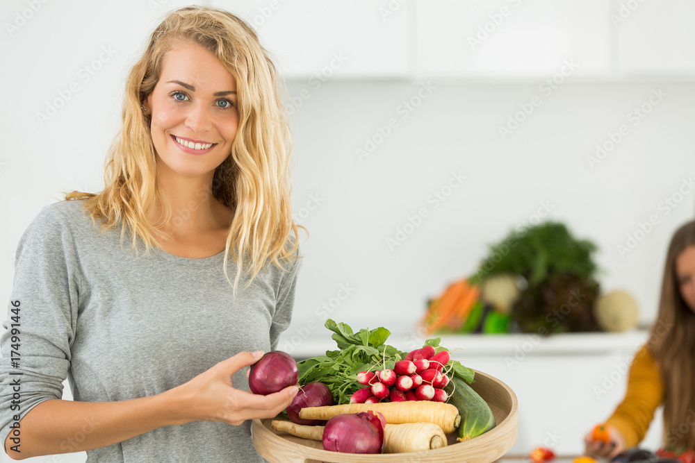 beautiful mother in kitchen beautiful mother in kitchen