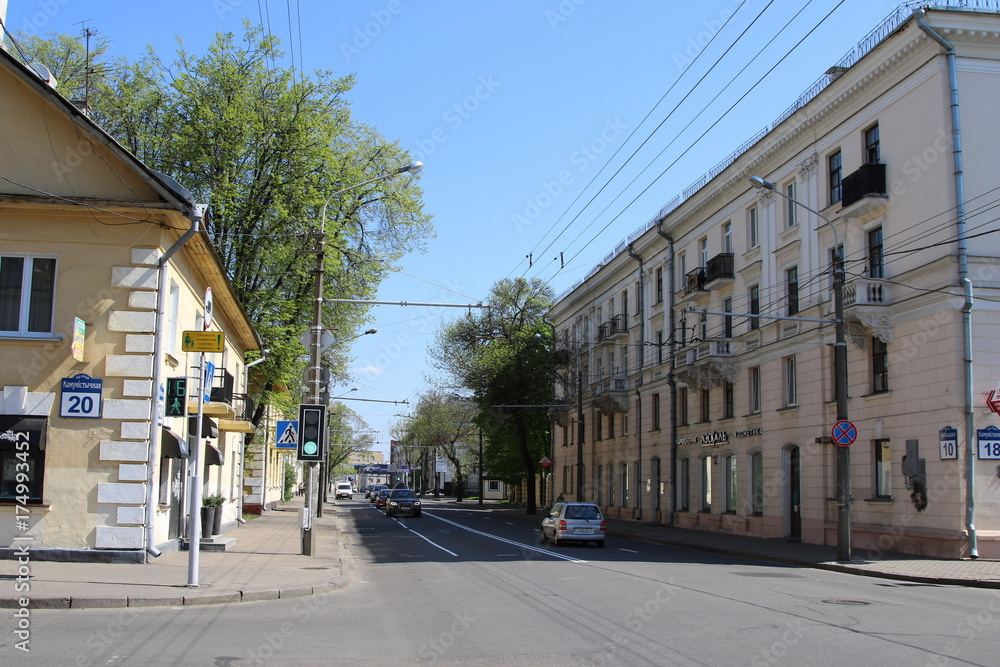 Old buildings in the post-war area Old buildings in the post-war area