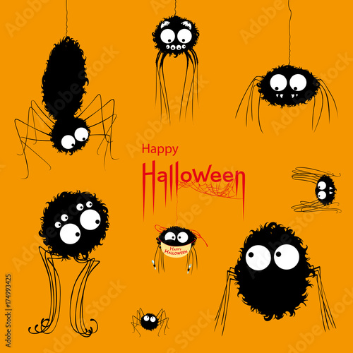 Logo for barbershop, hair salon Vector Illustration