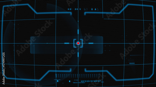 Digital Night Scope Background