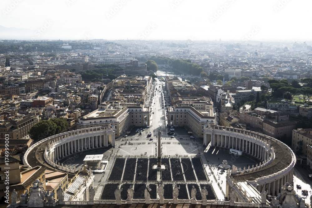 St Peters Square, Rome, Italy 