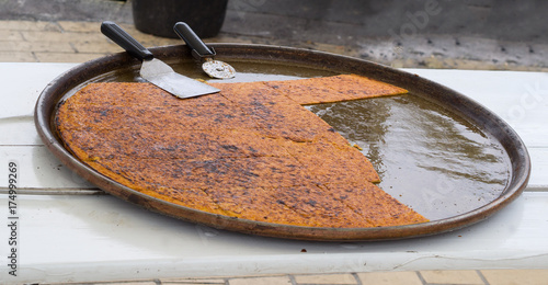 Big Plate of Farinata or Cecina or Torta di ceci