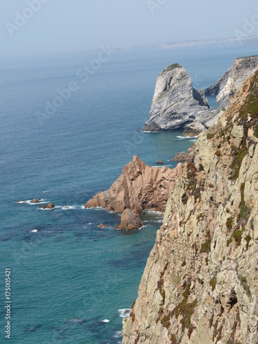 Portugal - Cabo da roca - Rochers de la pointe occidentale de l'Europe