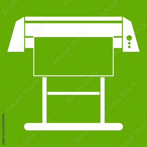 Large format inkjet printer icon green