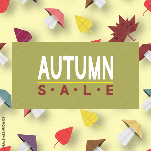 Autumn Sale Discount Card.