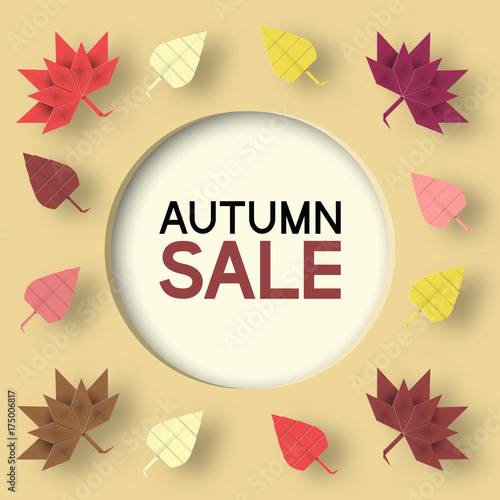 Autumn Sale Discount Card.