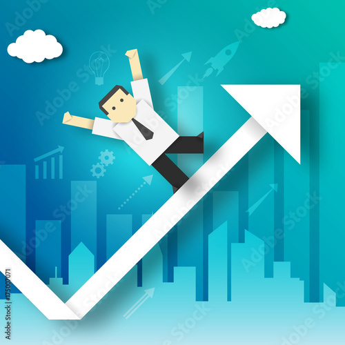 Businessman Takes a Step Fo...