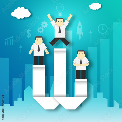 Businessman Won the Competi...