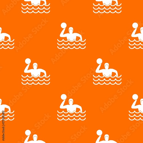 Water polo pattern seamless