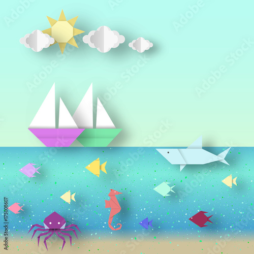 Landscape with Ship on the ...