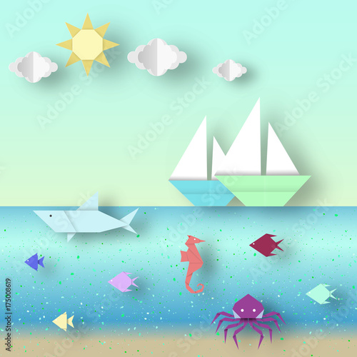 Landscape with Ship on the ...