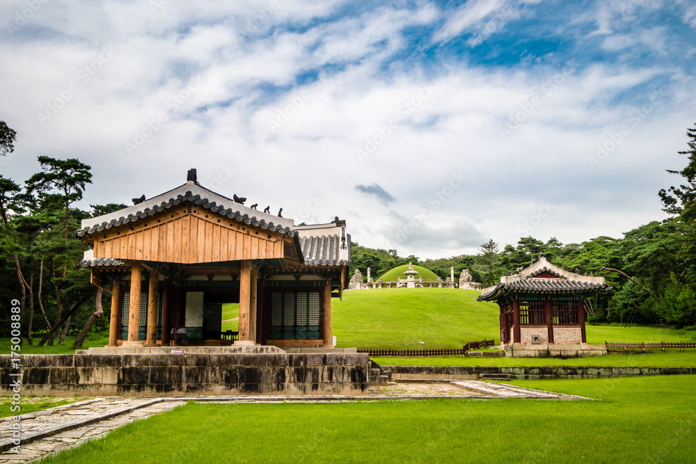 The Royal Tomb of King Hyojong. (UNESCO World heritage site) The Royal Tomb of King Hyojong. (UNESCO World heritage site)
