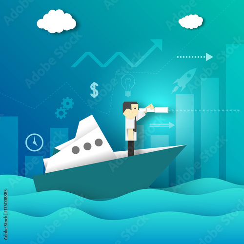 Businessman Looking for New Opportunities,