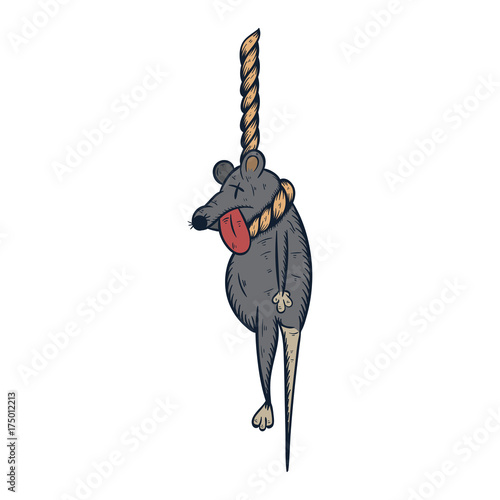 rat death illustration