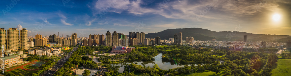 Fototapeta premium Residential Area in Modern City