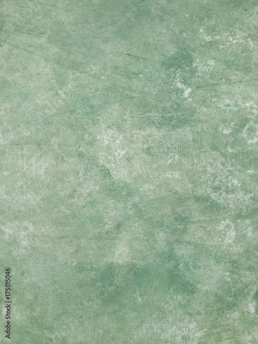 Bild auf Leinwand Green Concrete Wall Texture