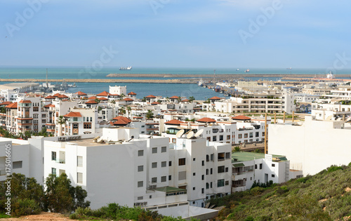 Marina in Agadir city, Morocco © Elena Odareeva