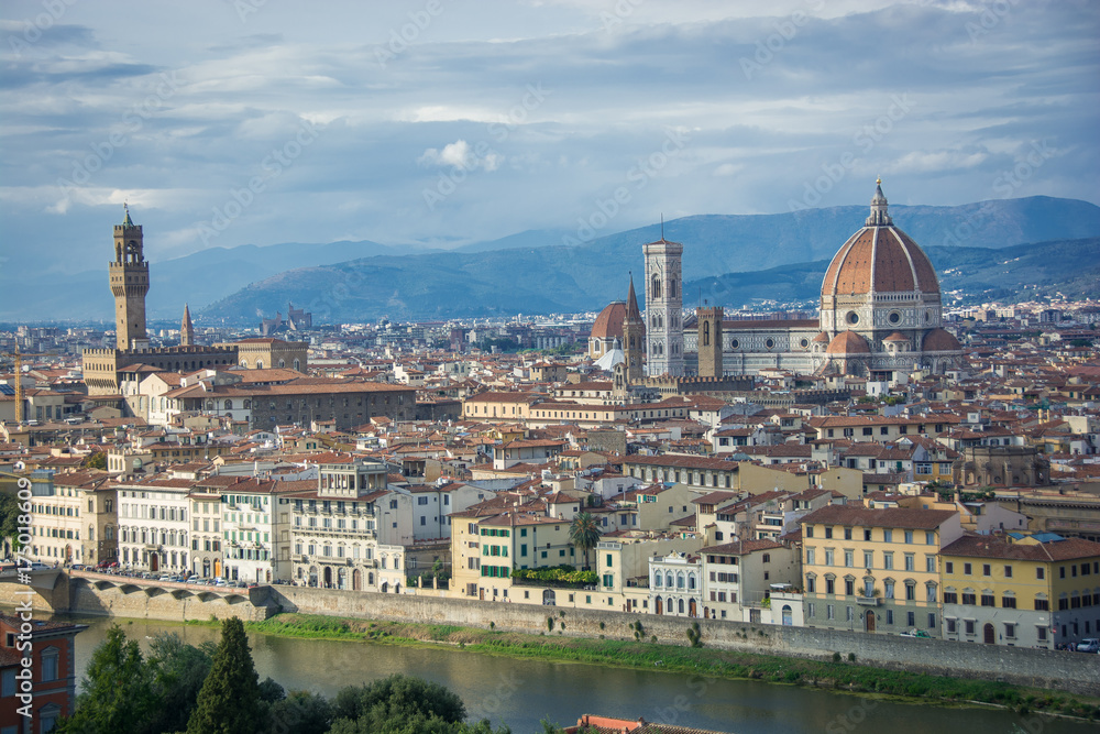 Looking out over the lovely Florence skyline.