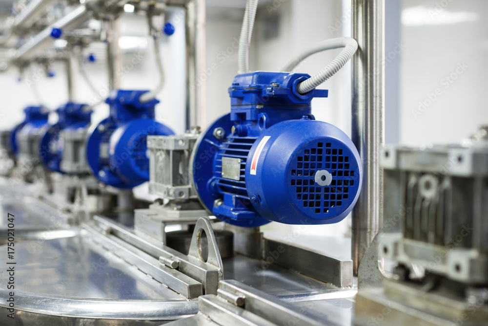 A number of electric motors with reducers. Tanks for mixing liquids. A number of electric motors with reducers. Tanks for mixing liquids.