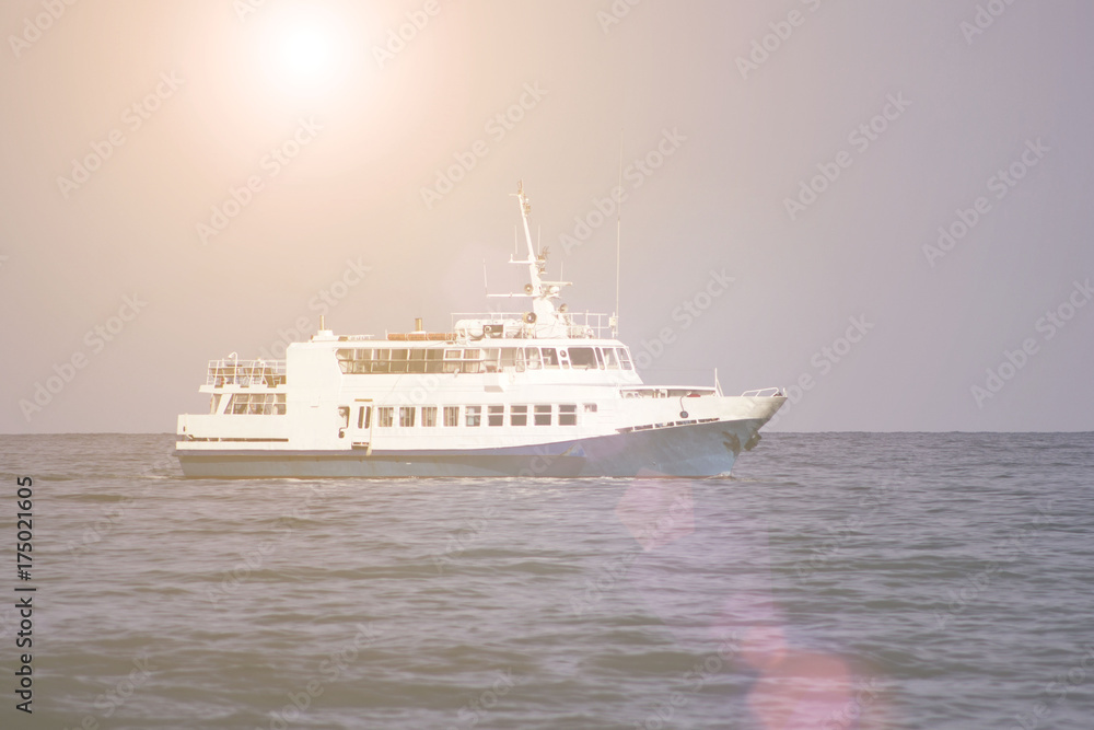 tourist ship in black sea