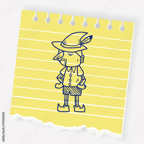pinocchio doodle