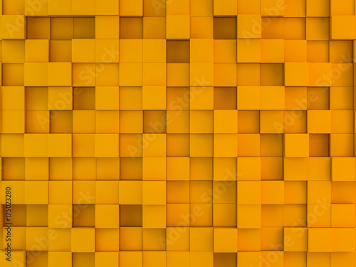 Abstract square mosaic background. 3D rendering